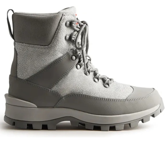 Brand new Hunter women Glitter Commando Boot - 7 - Picture 2 of 3